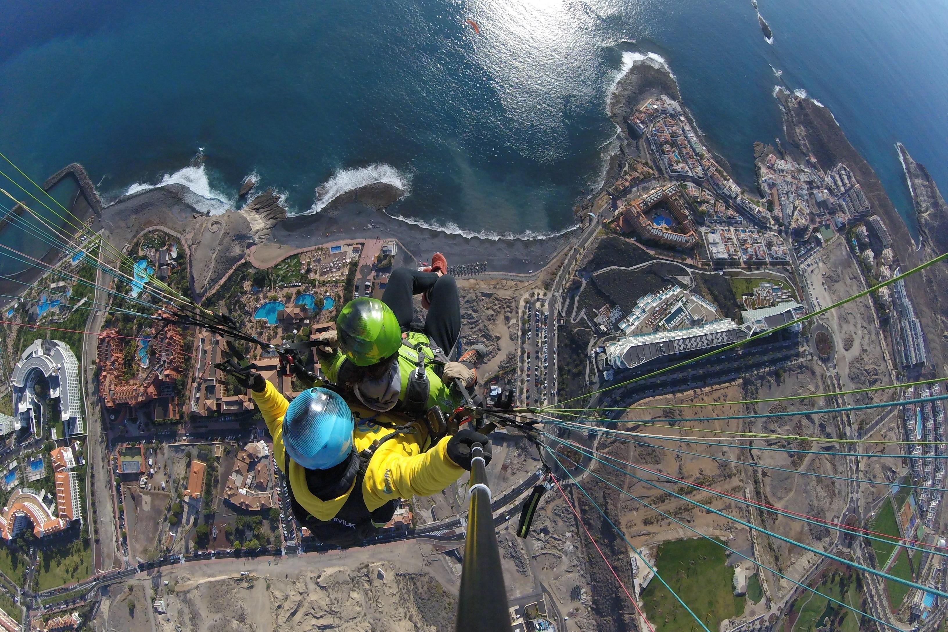 Acrobatic Paragliding Flight in Tenerife